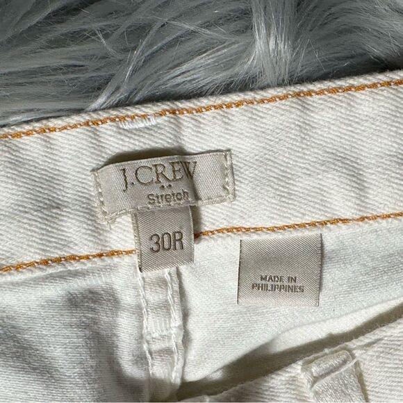 J. Crew White Straight Leg Jeans - Picture 4 of 7